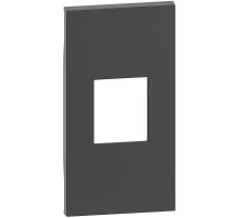 BT Living now Черный Лицевая панель для оптоволоконной розетки 2 мод.