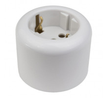 BIRONI Ришелье Пластик Белый Розетка с/з