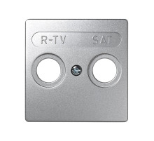 Simon 73 loft Алюминий Накладка R-TV-SAT