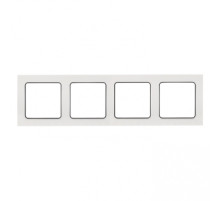 EKF PROxima Стокгольм Белый Линяя черная Рамка 4-ая.