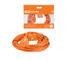 TDM Удлинитель-шнур силовой УШз16  (штепс. гнездо, 40м ПВС 3х1,5) У1-13047