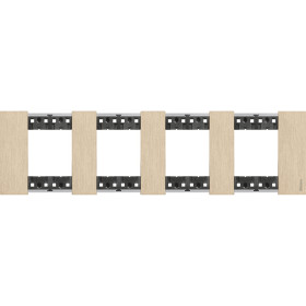 BT Living now Золото Рамка немецкий стандарт 4 поста (2+2+2+2 мод).