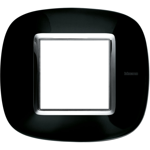 Axolute декоративные накладки в форме эллипса, металлизированные, цвет роскошный чёрный, на 2 модуля