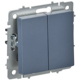 IEK BRITE Маренго Выключ. 2-кл. перекр. 10А ВС10-2-3-БрМ