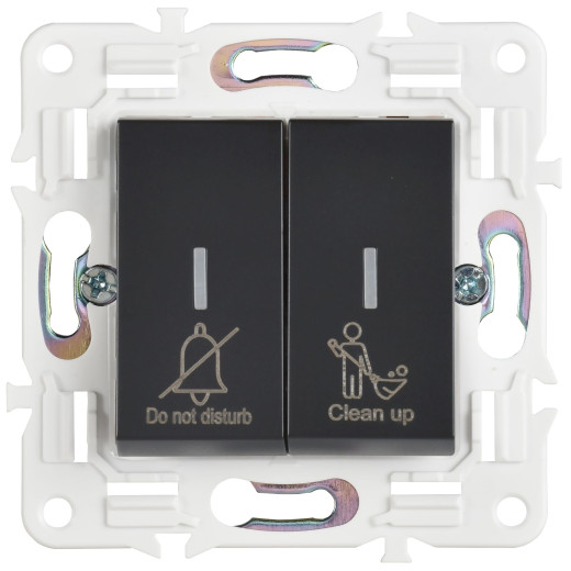 SKANDY Выключ. 2-кл. с инд. отел. 10А SK-V16Bl черн. IEK