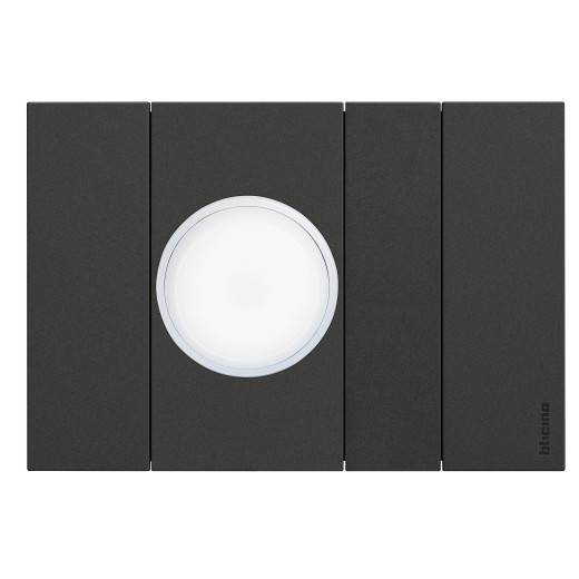 LIVING NOW. Декоративная рамка 3 модуля.Цвет Черный.