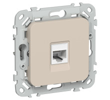 FLITE Роз. комп. RJ45 кат.5Е UTP РК5е-1-0-ФлЛ льн. IEK