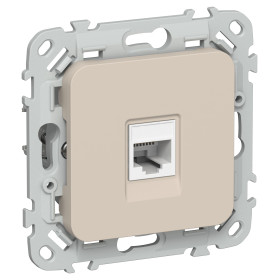 FLITE Роз. комп. RJ45 кат.5Е UTP РК5е-1-0-ФлЛ льн. IEK