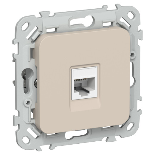 FLITE Роз. комп. RJ45 кат.5Е UTP РК5е-1-0-ФлЛ льн. IEK