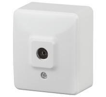 ЭРА Розетка Эксперт 11-3201-01 TV одиночная ОУ IP20 белый