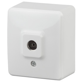 ЭРА Розетка Эксперт 11-3201-01 TV одиночная ОУ IP20 белый