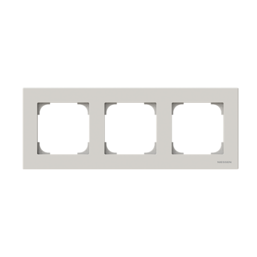 Рамка 3-постовая, серия SKY, цвет Дюна