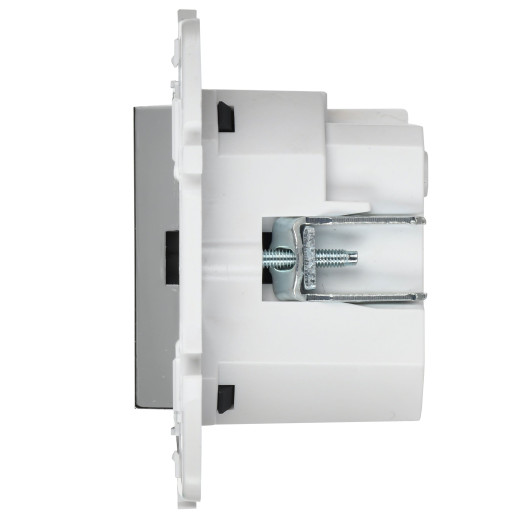 SKANDY Роз. с з/к/ш 16А с USB C 18Вт SK-R17N никель IEK