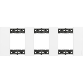 BT Living now Белый Рамка немецкий стандарт 3 поста (2+2+2 мод).