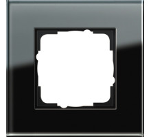 Gira ESP Черное стекло Рамка 1-ая