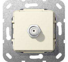 Gira S-55 Крем глянц Гнездо SAT F