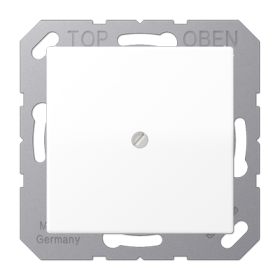 JUNG A Flow/A 550 Белый матовый Кабельный вывод с разгрузкой натяжения