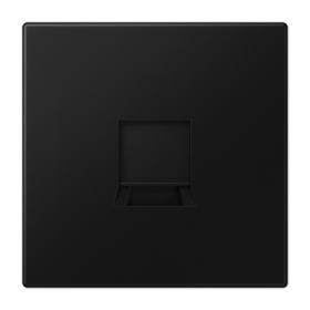 JUNG LS 990 Черный матовый Плата для одного модуля, фиксация защёлкиванием