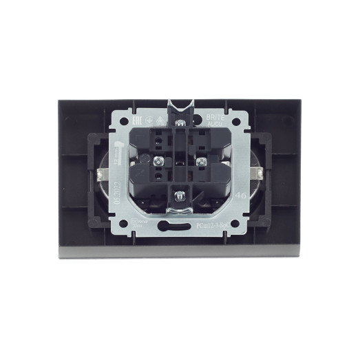 BRITE Роз. 2-я с з/к/ш 16А в сб. РСш12-3-БрС сталь IEK