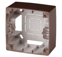 ЭРА 12-6101-13 Коробка наклад. монтажа 1 пост, Эра12, бронза (20/200/1600)