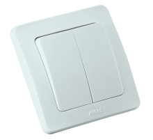 Hegel Мастер внутр Белый ВС10-351 Выключатель 2-клавишный