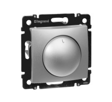 Legrand Valena Алюминий Светорегулятор поворотный 40-400W для ламп накаливания (вкл поворотом).