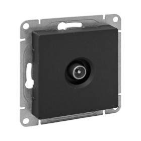 EKF Эпика Механизм розетки TV, проходная, чёрный.