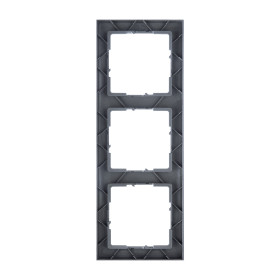 Legrand/Daccord SUNO Матовый алюминий Рамка декоративная универсальная 3-постовая.