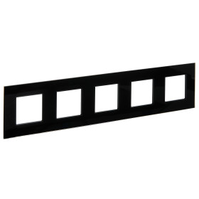 IEK SKANDY Стекло Черный Рамка 5-ая SK-F25Bl