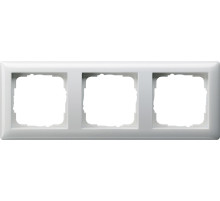 Gira Standard 55 Бел глянц Рамка 3-ая