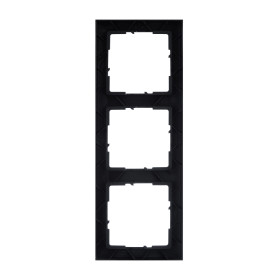 Legrand/Daccord SUNO Блэк пиксел Рамка декоративная универсальная 3-постовая.
