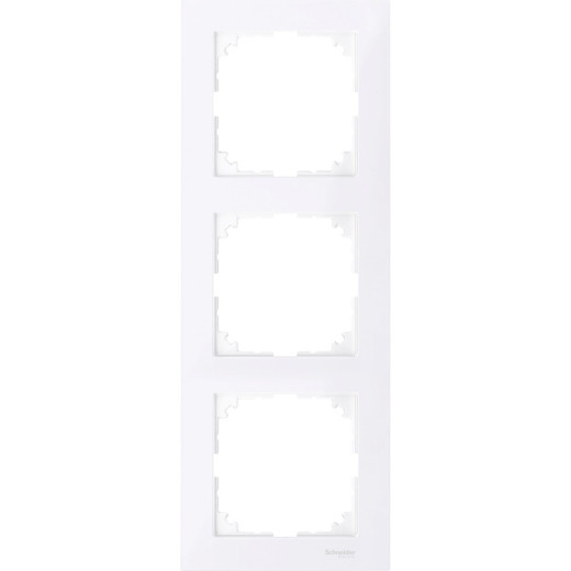 MERTEN M-Pure РАМКА 3 поста, АКТИВНЫЙ БЕЛЫЙ, SM