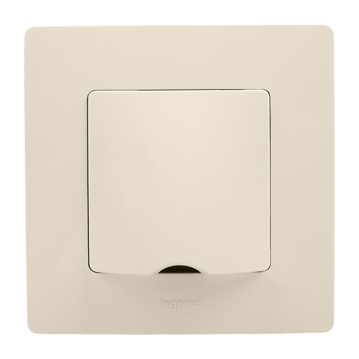 Вывод кабеля IP21 - Legrand Etika - с зажимом для кабеля - слоновая кость