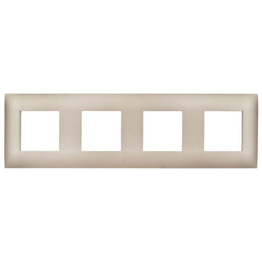 SKANDY Рамка 4-мест. SK-F04Sa песоч. IEK