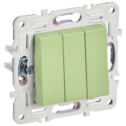 SKANDY Выключ. 3-кл. 10А SK-V11M мятн. IEK