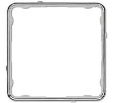 JUNG CD plus Хром Рамка внутренняя цветная полированная