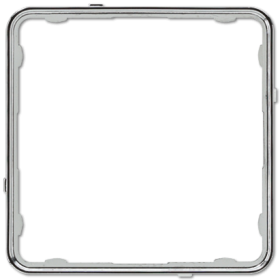 JUNG CD plus Хром Рамка внутренняя цветная полированная