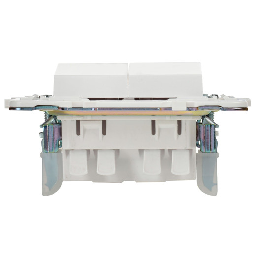 SKANDY Выключ. 2-кл. перекр. 10А SK-V06W арк. бел. IEK