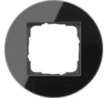 Gira Studio Черное стекло Рамка 1-ая