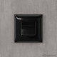 Инвертор одноклавишный в стену, Avanti, черный квадрат