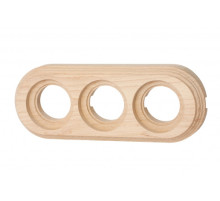 BIRONI Лизетта Бук Натурэль Рамка 3-ая на бревно 260мм