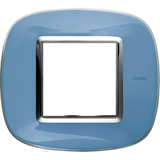 Axolute декоративные накладки в форме эллипса, прозрачные, цвет голубая карамель, на 2 модуля