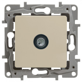 Legrand Etika Слоновая кость Розетка TVоконечная.