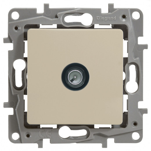 Розетка TV (телевизионная) - Legrand Etika - оконечная - слоновая кость