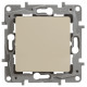 Переключатель одноклавишный - Legrand Etika - 10А 250В безвинтовые зажимы - слоновая кость