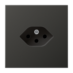 JUNG Швейцарская розетка, антрацит