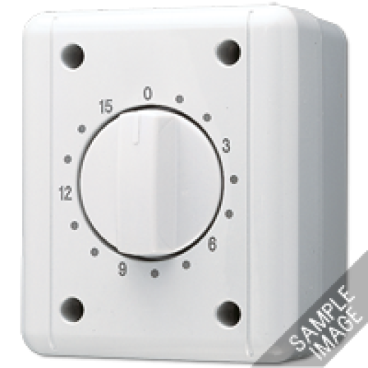 Выключатель для накладного монтажа с часовым механизмом