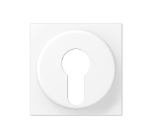 JUNG A Flow/A 550 Белый матовый Накладка на выключатель замочного механизма