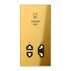 JUNG Накладка бритвенной розетки имитация золота