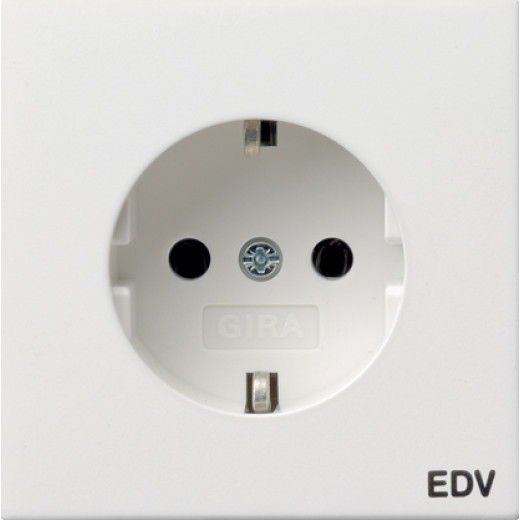 Розетка с з/к и надписью 